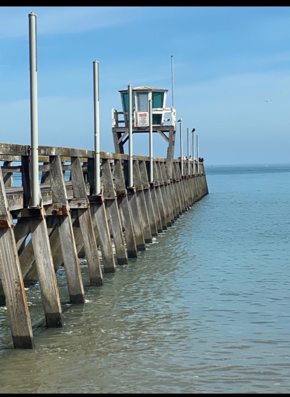 Cabine de guet sur le ponton