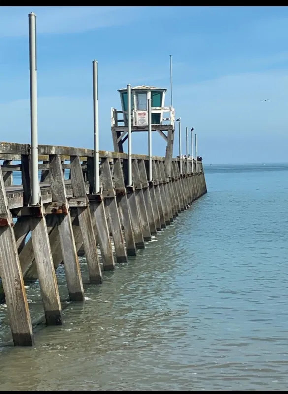 Cabine de guet sur le ponton